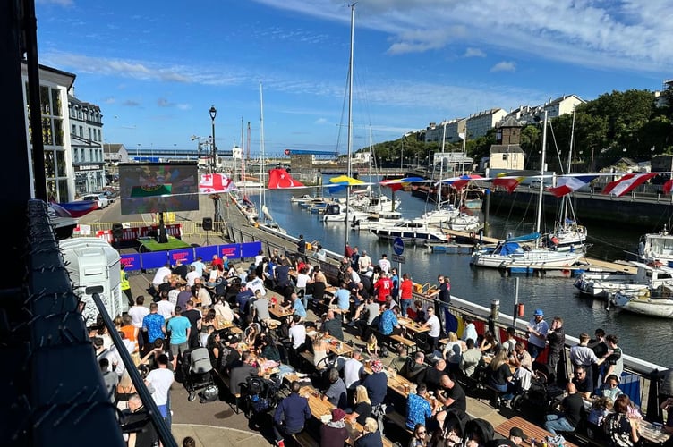 North Quay has been busy with crowds enjoy the European Championships this summer