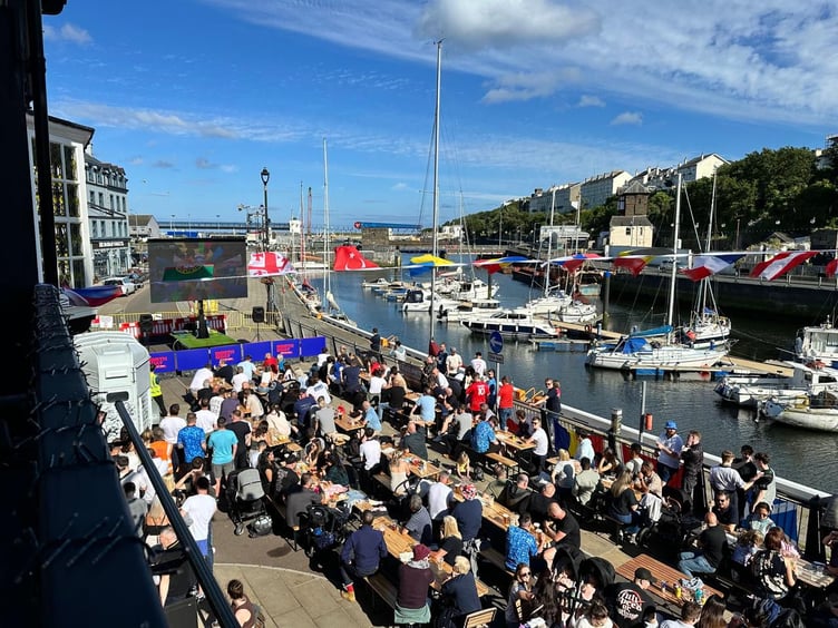 North Quay has been busy with crowds enjoy the European Championships this summer