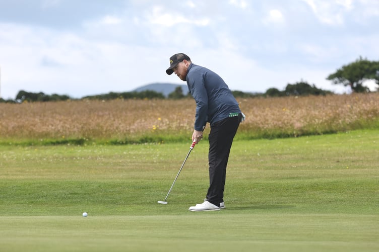 Robbie Noon was the second highest qualifier for the Isle of Man Men's Golf Championships on Saturday, finishing second only to Daryl Callister (Photo: Isle of Man Golf)
