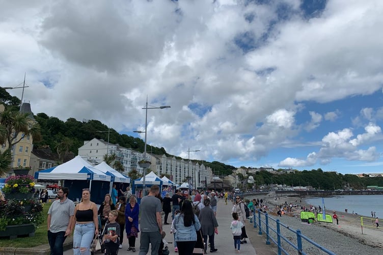 The annual Douglas Beach Day was based around Queen's Promenade