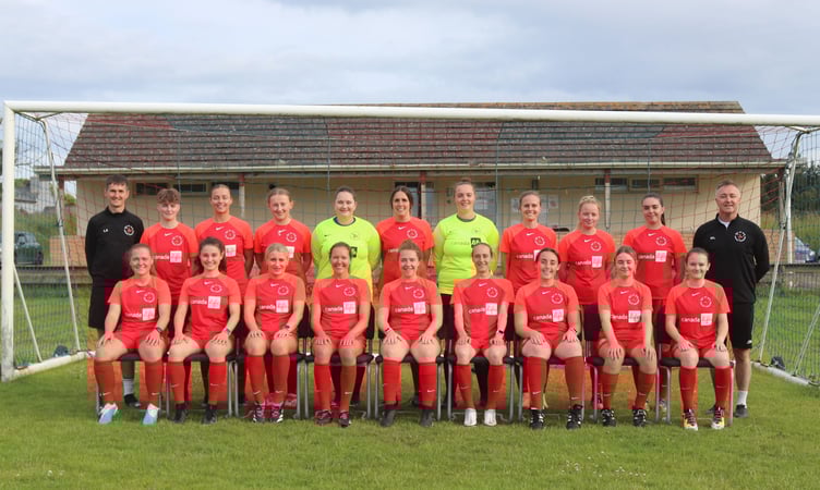 The Isle of Man women's football squad