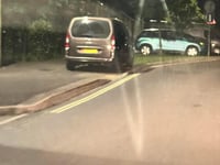 Police shame motorist who committed 4 violations in act of bad parking