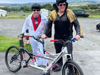 Watch 'Elvises' set off on lap of the Isle of Man TT course