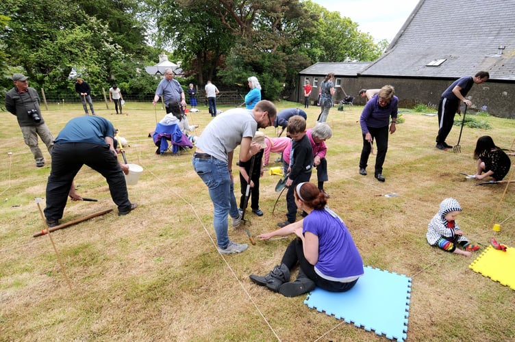 Maughold church hosts its annual worm charming championship