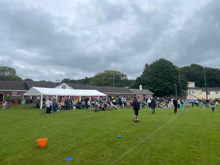 It was a good turn out at the Memorial Playing Fields
