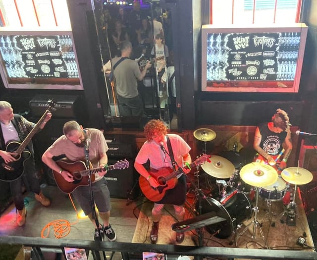 Plenty of rockin' out at the inaugural Manx Punx All Dayer