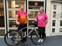 Manxman embarks on cycling challenge for breast cancer charity 