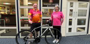 Gordon completes 172-mile charity cycle challenge 