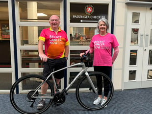 Manxman embarks on cycling challenge for breast cancer charity 