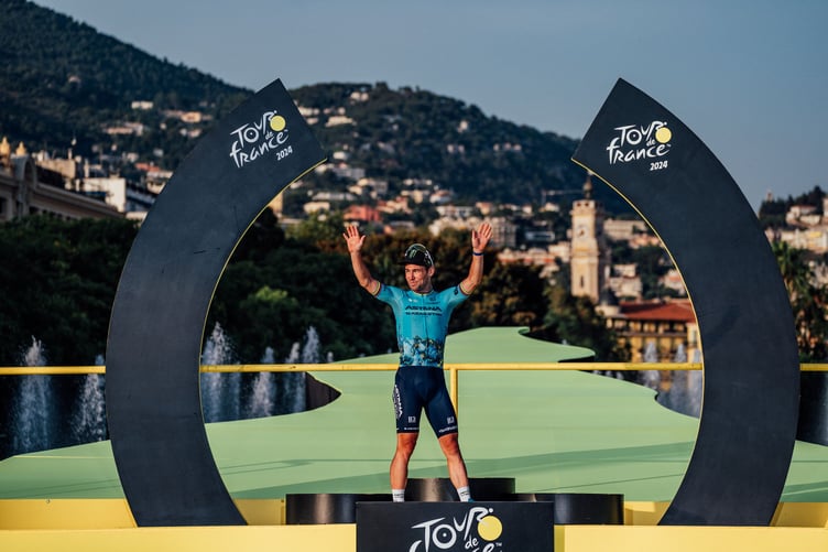 Mark Cavendish after the final stage of the 2024 Tour de France in Monaco (Photo: Zac Williams/SWpix.com)