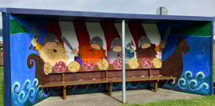 Ramsey unveils vibrant Viking longboat mural in Mooragh Park