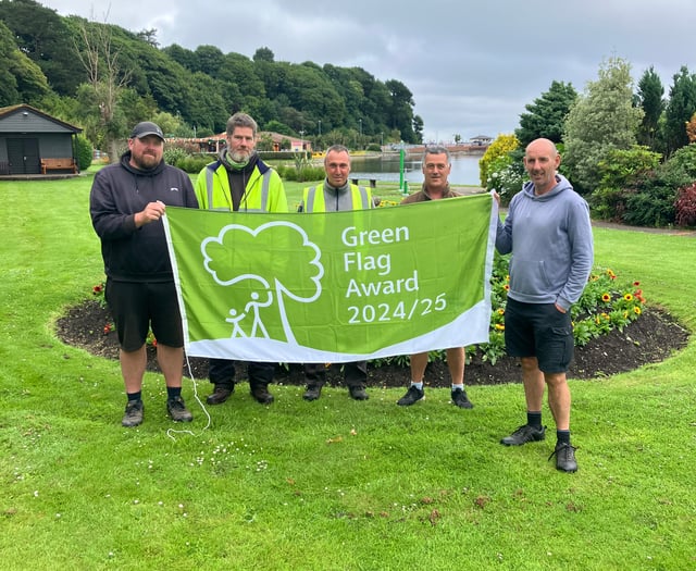 Mooragh Park awarded the coveted Green Flag Award