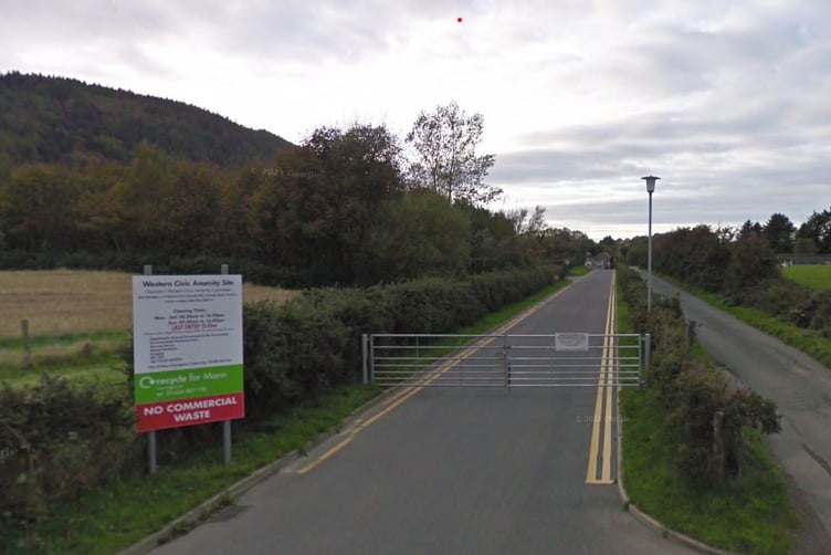 The Western Civic Amenity Site in St Johns