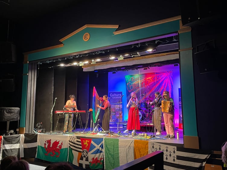 Scottish band Heisk perform at the Centenary Centre