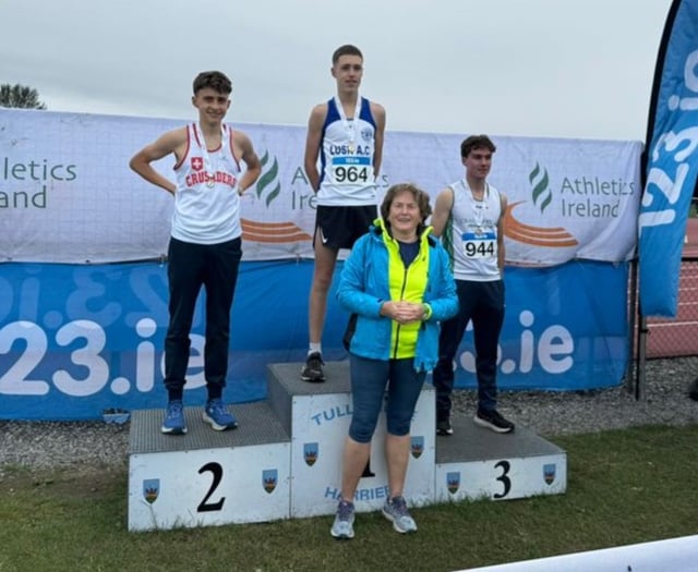 Runner Cai Lewis wins silver medal in Ireland U17 Championships 
