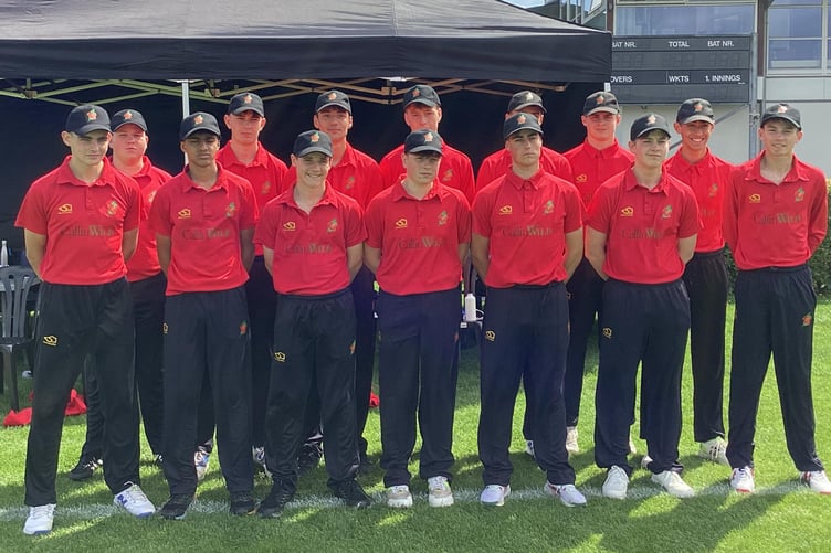 The Isle of Man under-17 squad in Denmark