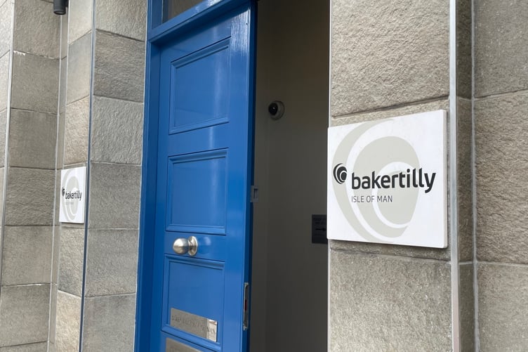 Baker Tilly officers in Lord Street, Douglas