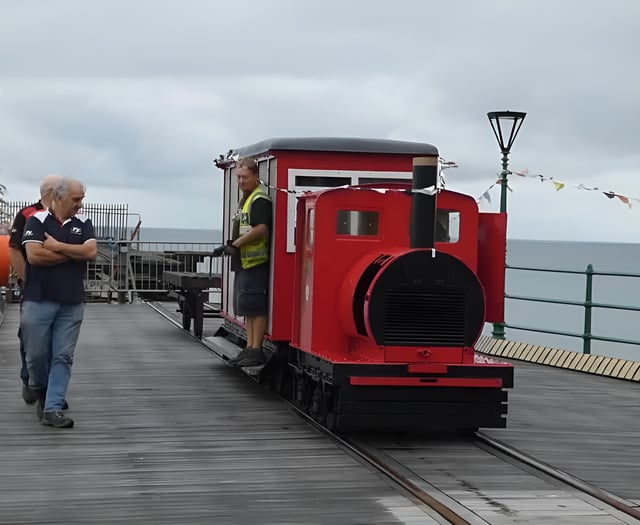 Video shows pier train in action for one of first times in decades