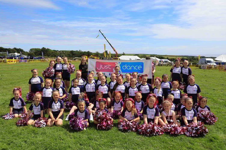 Just Dance after performing in the show's main ring