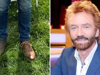 Noel Edmonds' return Isle of Man visit sparks 'odd shoes' debate again