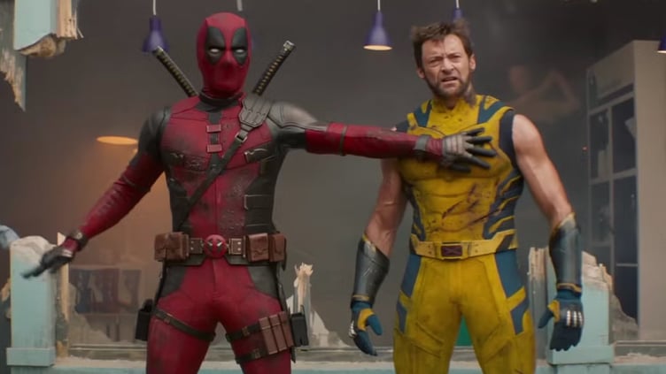 A scene from Deadpool and Wolverine