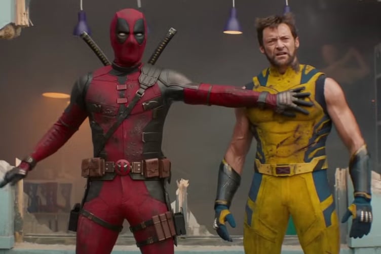 A scene from Deadpool and Wolverine