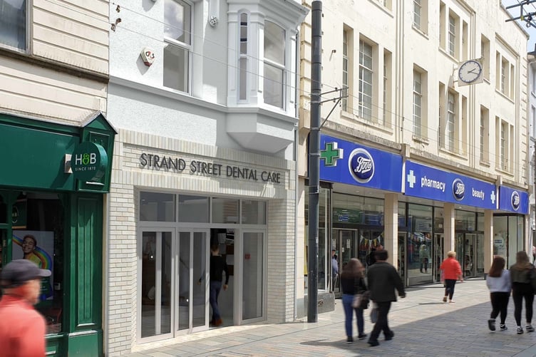 How a proposed dental clinic in Strand Street, Douglas, could look