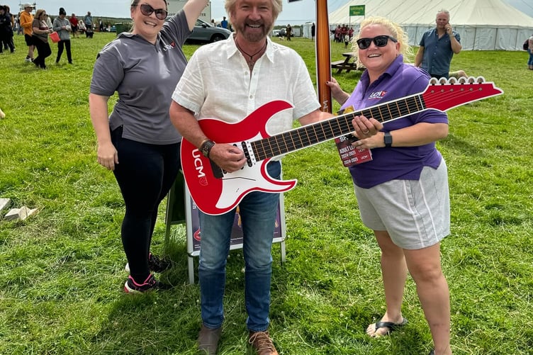 Noel Edmonds at the Southern Agricultural Show