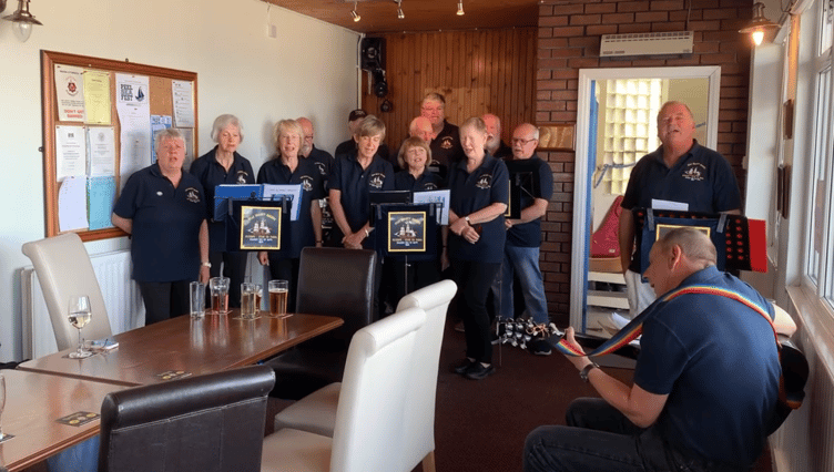 A performance from the Star Shanty Singers
