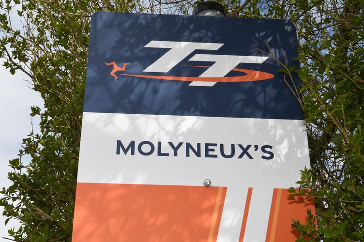 New TT course signage at Molyneux's