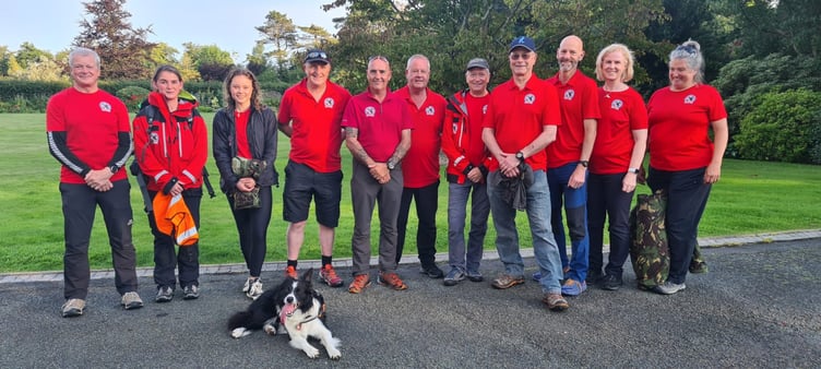 Members of the Search and Rescue Dogs Association Isle of Man celebrated its 20th anniversary at Government House on Tuesday evening