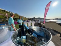 Pictures and video show inside 'Ibiza style' pop-up lounge a sunspot