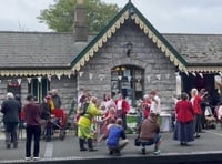 Watch as Castletown Railway Station celebrates its 150th anniversary