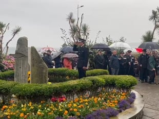 Watch as island silent for victims of the Summerland disaster