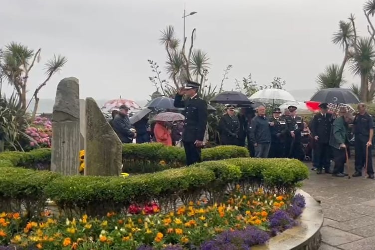 The Summerland memorial service at the Kaye Memorial Gardens