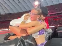 Incredible moment Manx girl meets her idol Taylor Swift on Eras tour