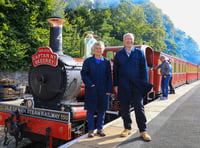Pictures and video as Isle of Man's heritage railways mark milestones