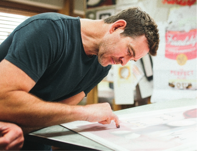 Artist Doug Hyde will be in the island next week