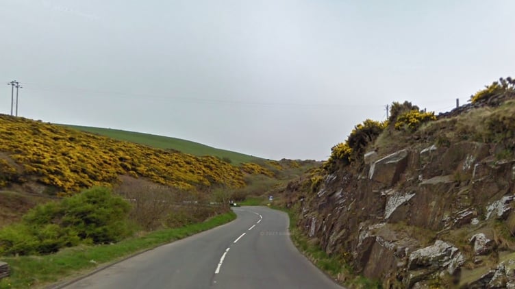 The bend known as the Devil's Elbow between Kirk Michael and Peel