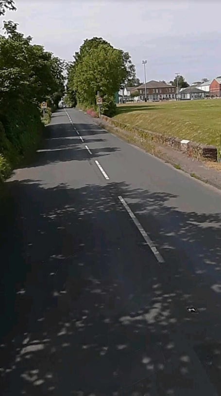 The incident has taken place between Peel Cemetery and QEII High School