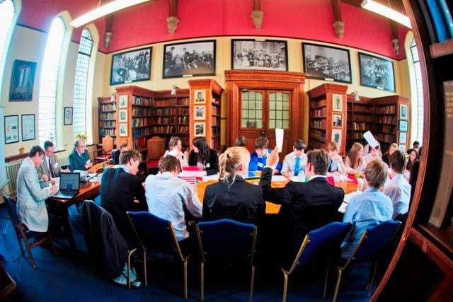 One of the activities the UNA held was Mock or Model Security Councils for sixth formers to develop UN resolutions about international events