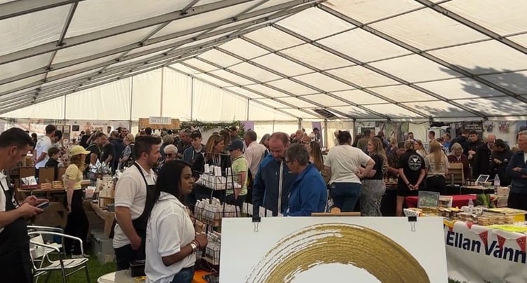 DEFA's marquee at the Royal Show today