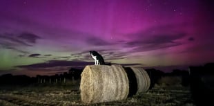 Four Aurora Borealis pictures as it lit up the sky above Isle of Man 