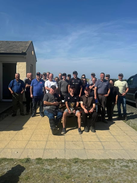 Competitors at Ayre Clay Target Club's latest shoot