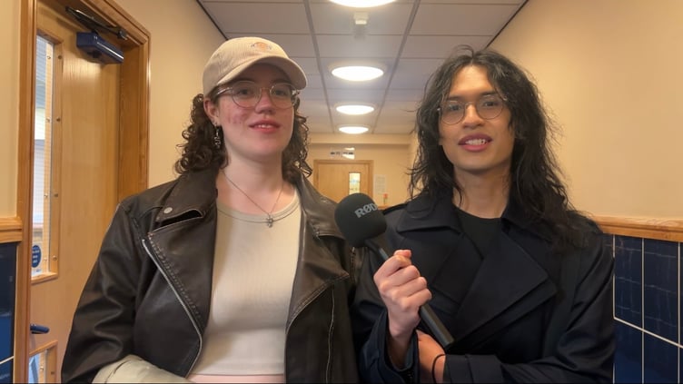 Lawrenz Pasanting and Emilia Heath received their A-level results on Thursday morning.
They went to primary school together and they're now both heading to the same university, Bournemouth Arts, to study animation.