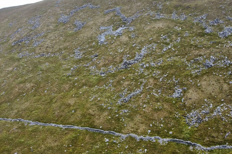 How the North Barrule three legs looks now after it was repainted