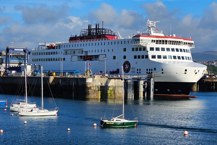 Lisa Young sent in this snap of the Manxman