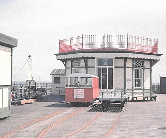 The cafe at Ramsey's Queen's Pier