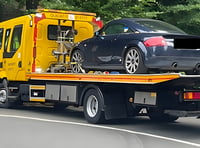 Police stop driver less than one hour into Mountain Road operation 