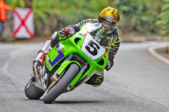 Rob Hodson was quickest in Sunday's opening Manx Grand Prix qualifying session